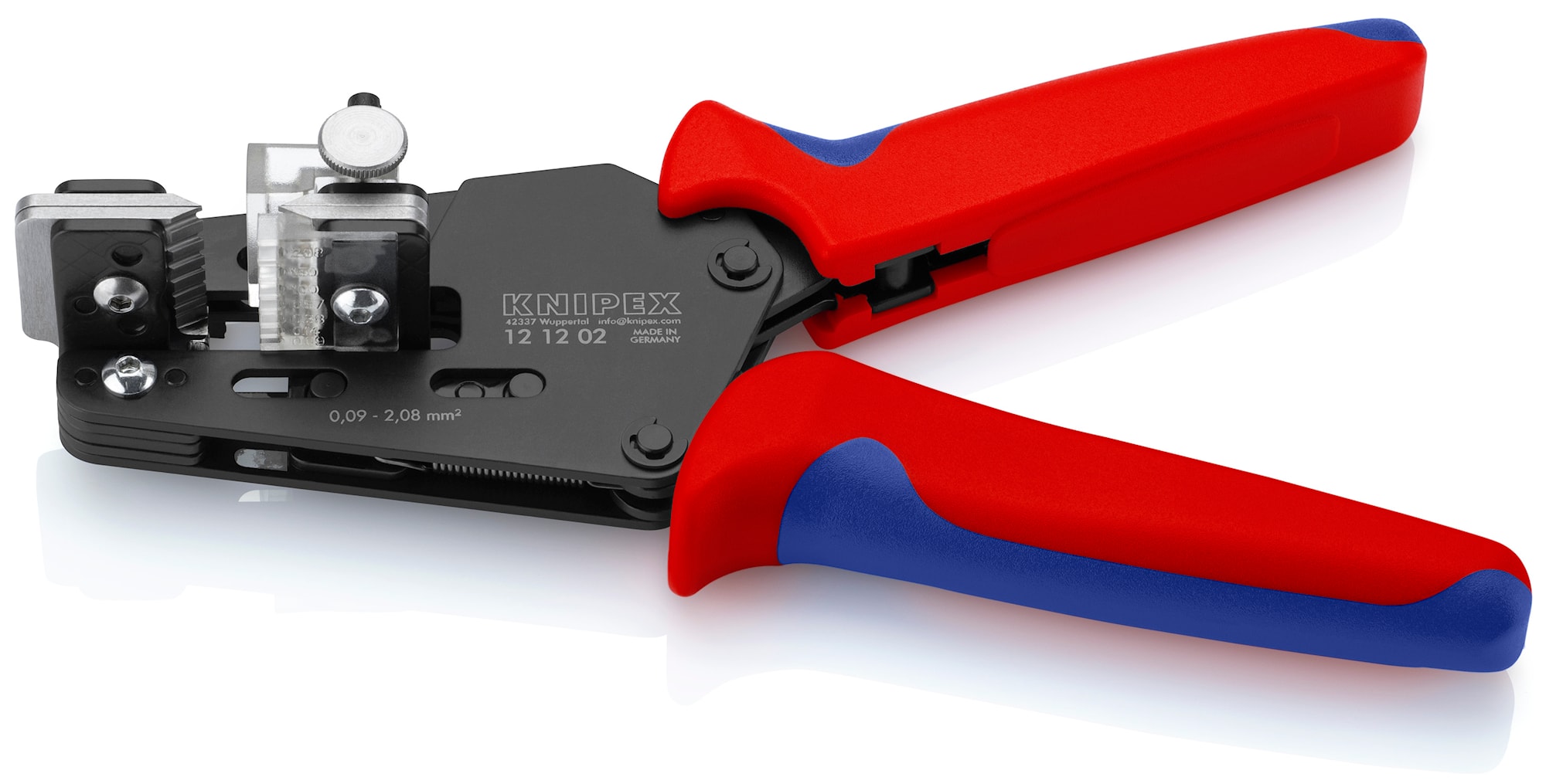 Knipex Avisoleringstång 121202 195mm, 0,03-2,08mm², automatisk