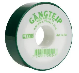 ETAB Gängtejp 12x0,20mm 5m