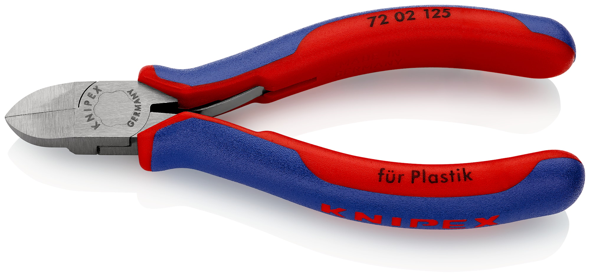 Knipex Sidavbitare 7202125 125mm 2K, för plast