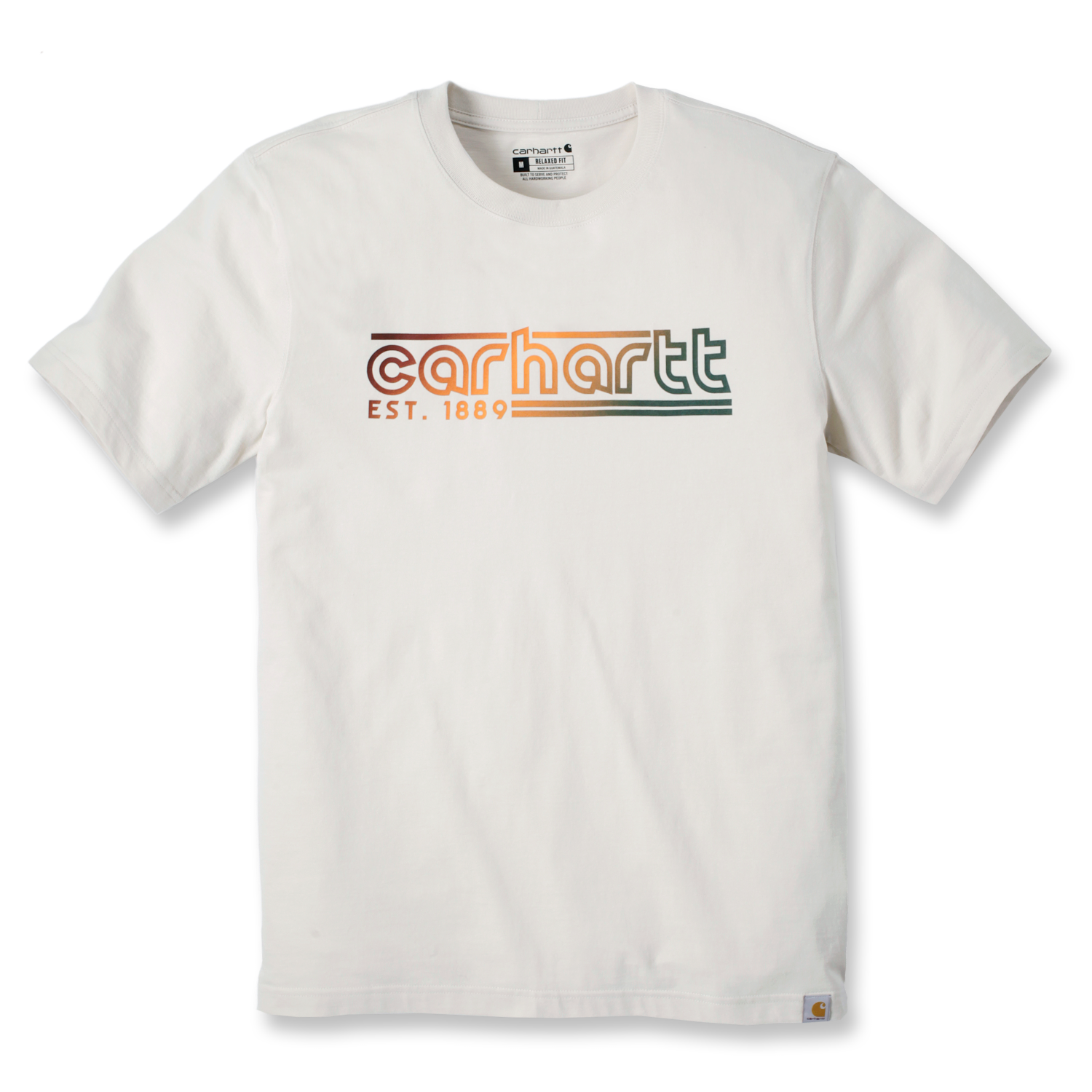 Carhartt S/s logo graphic T-shirt, Herr, Oat milk