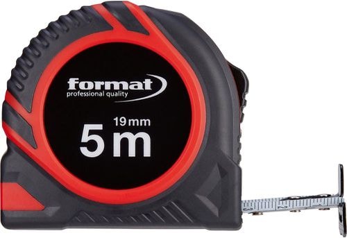 Format Måttband 3mx16mm vitt stålband EG2