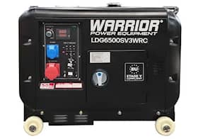 Warrior Aggregaatti 5,5kW 3-vaiheinen, diesel, langaton kauko-ohjaus