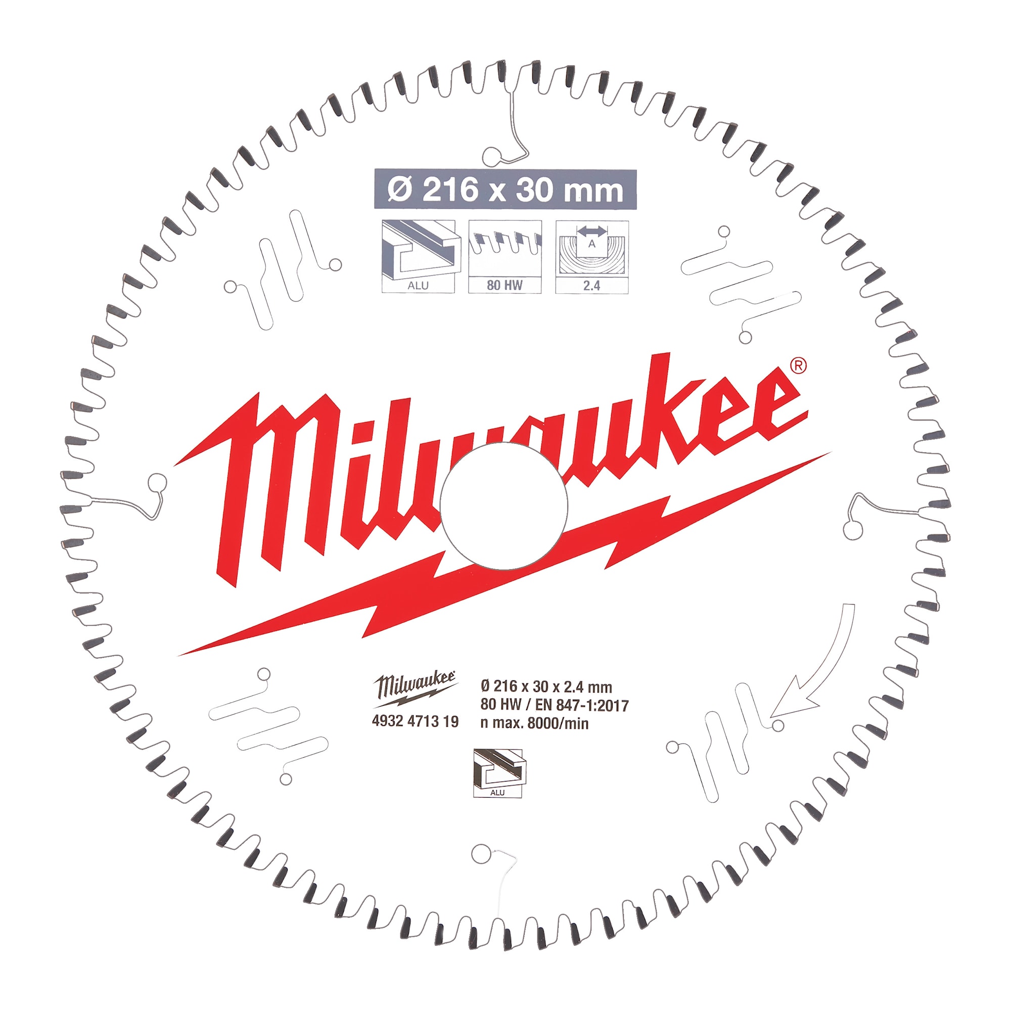 Milwaukee Cirkelsågkl. MS A