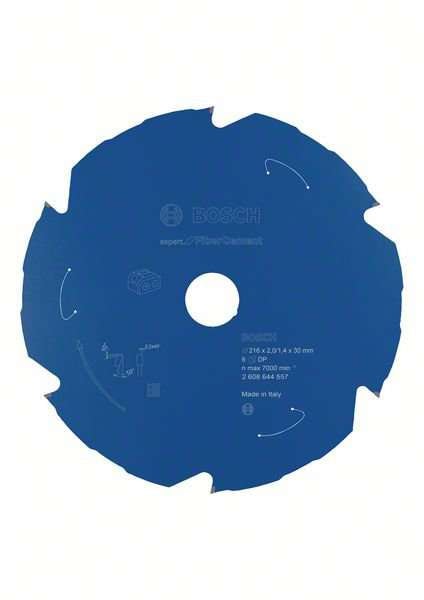 Bosch Expert for Fibre Cement-sirkelsagblader for batteridrevne sager 216x2/1,4x30 T6