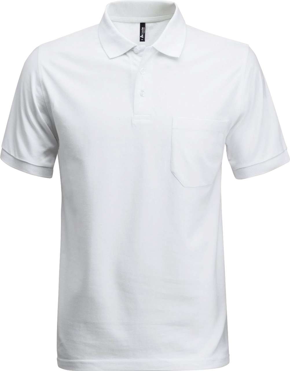 Acode Tykk pikéskjorte 1721 PIQ Hvit 3XL