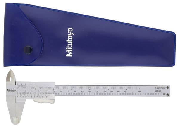 Mitutoyo Nonieskjutmått 531-122 med momentlåsning 0-150mm, 0,05mm, flat sticka