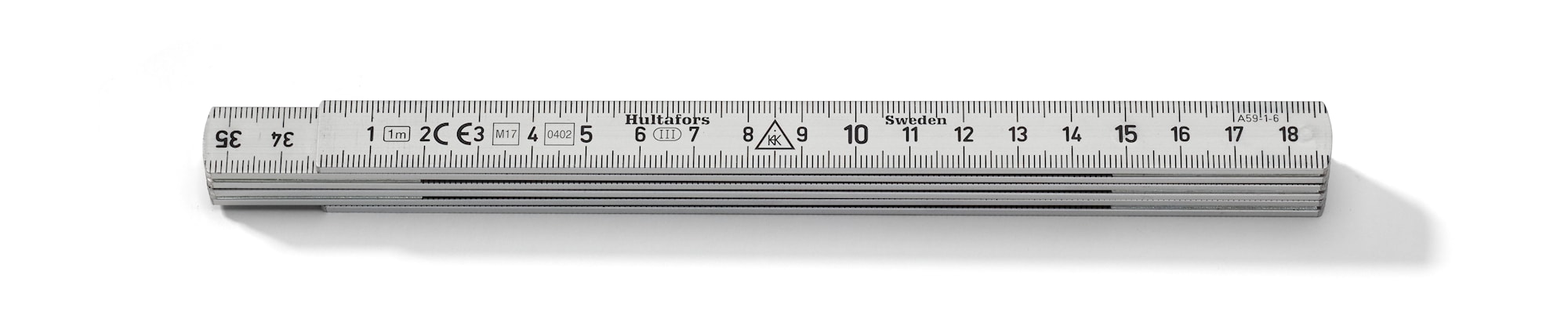 Hultafors Meterstock A 59 aluminium, mm