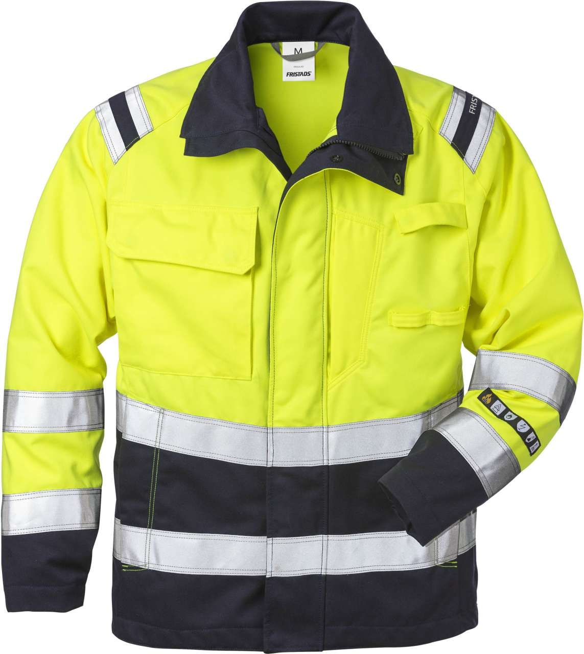 Fristads Jacka Flamestat 4175 ATHS, Klass 3 Varsel Gul/Marinblå M
