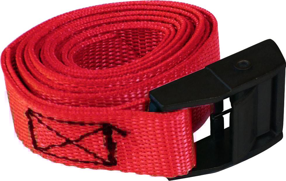 Bema Spännrem ZG-4E 25mm 1,0m röd 2-pack