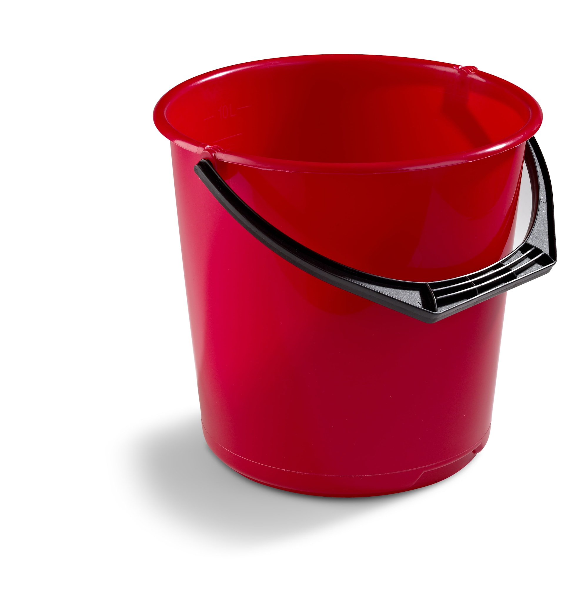 Nordiska Plast ämpäri, punainen 10 l