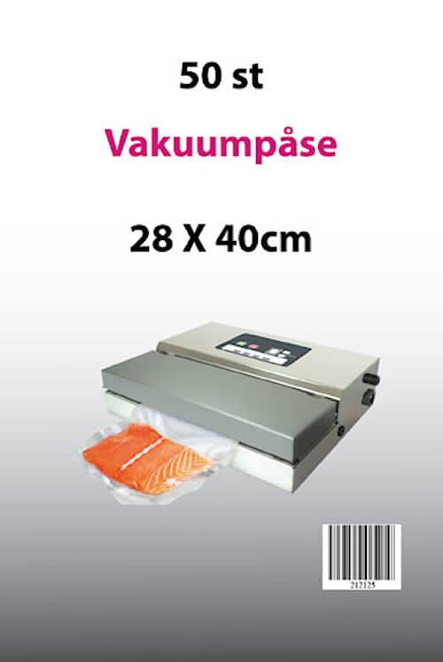 Genzo Vakuumpåsar till Vakuumförpackare 28x40 50-pack