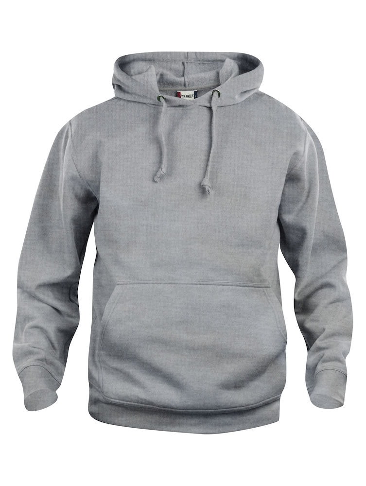 Clique Basic Hoody Gråmelerad