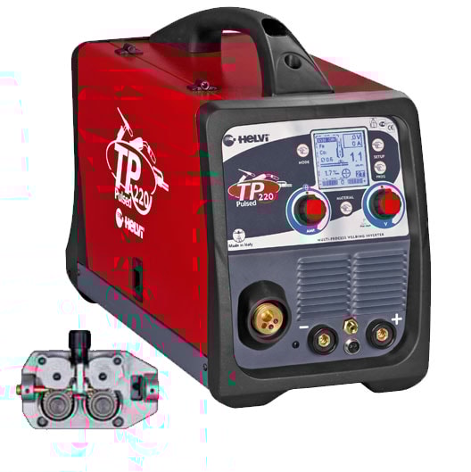 Helvi Hitsausinvertteri Multiprocessor TP 220 Synergic Puls