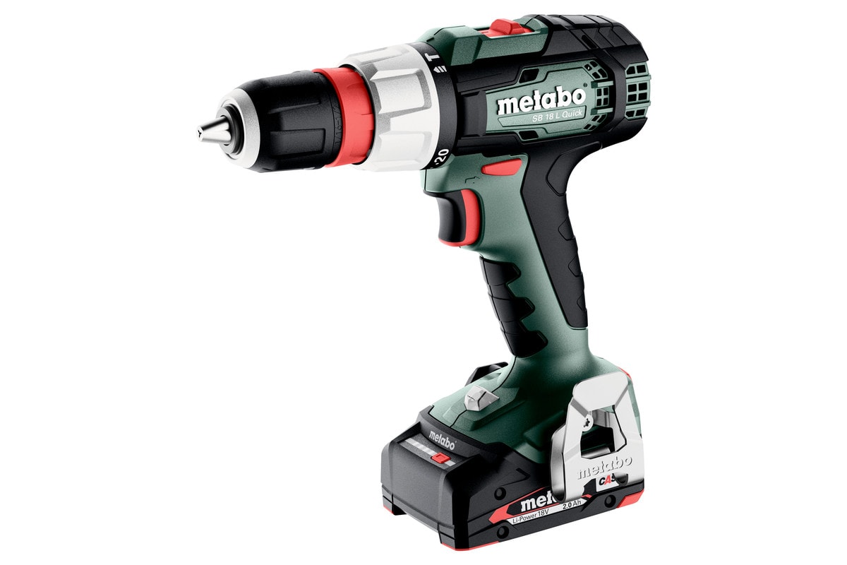Metabo Slagborrmaskin SB 18 L Quick med 2x2Ah batterier & laddare