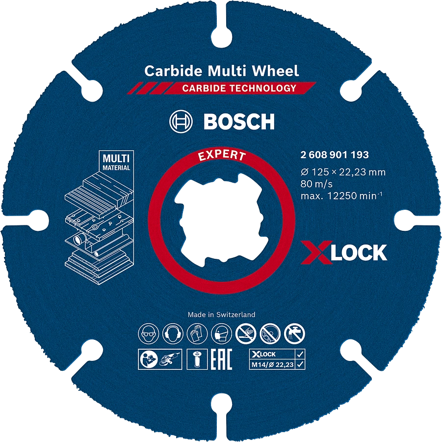 Bosch Cutting disc Expert XL Multiwheel 125mm HM