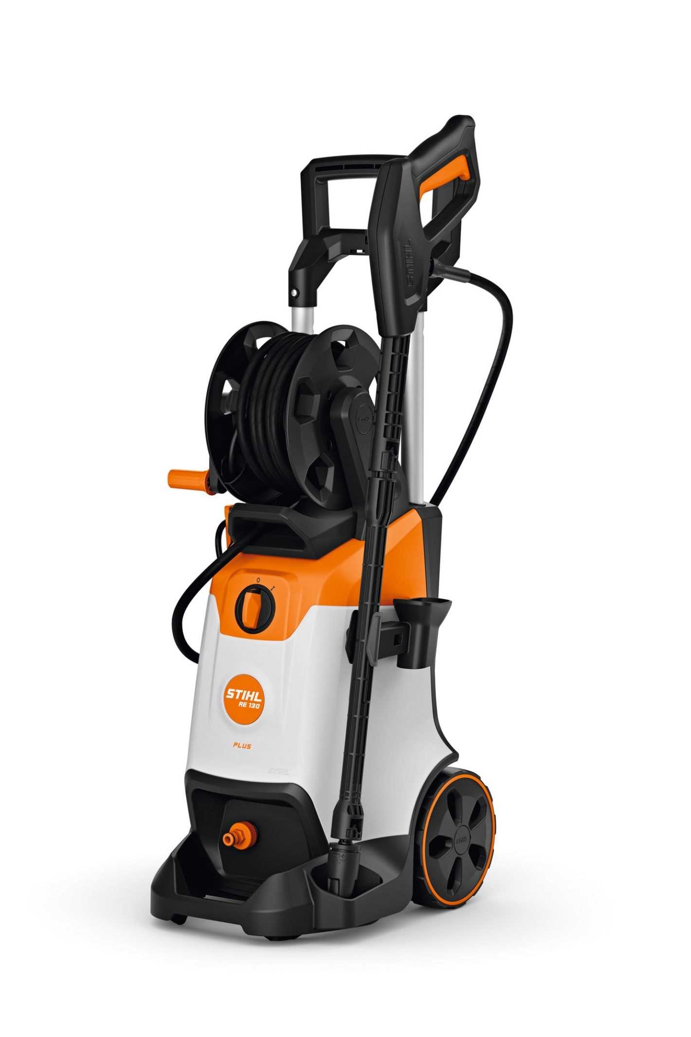 STIHL RE 130 PLUS højtryksrenser 170 bar med slangetromle