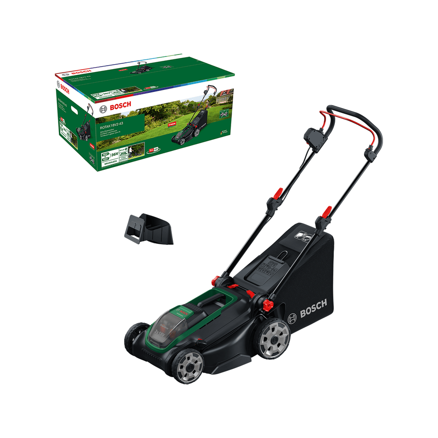 Bosch DIY Gräsklippare Rotak 18V2-43 utan batteri och laddare