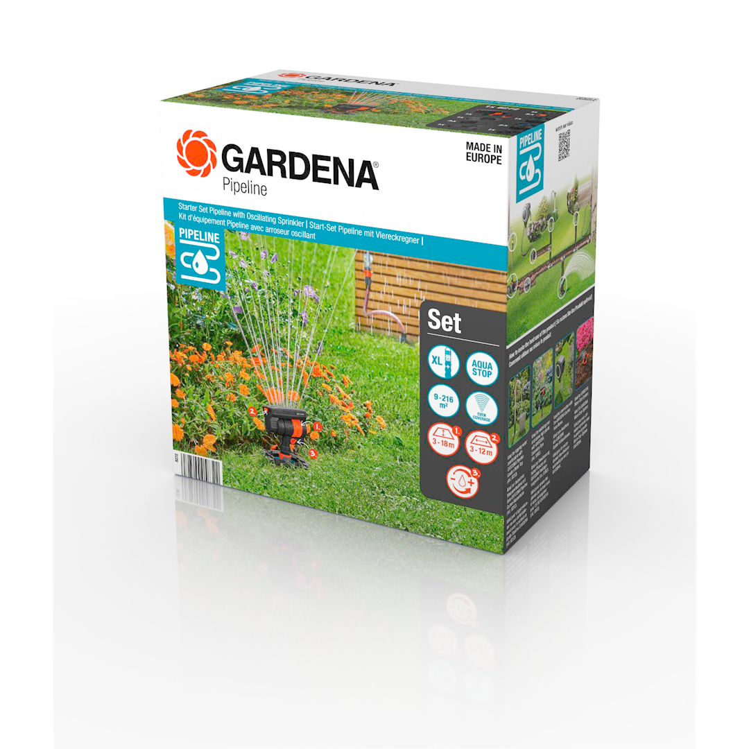 Gardena Start Set Pipeline med vattenspridare