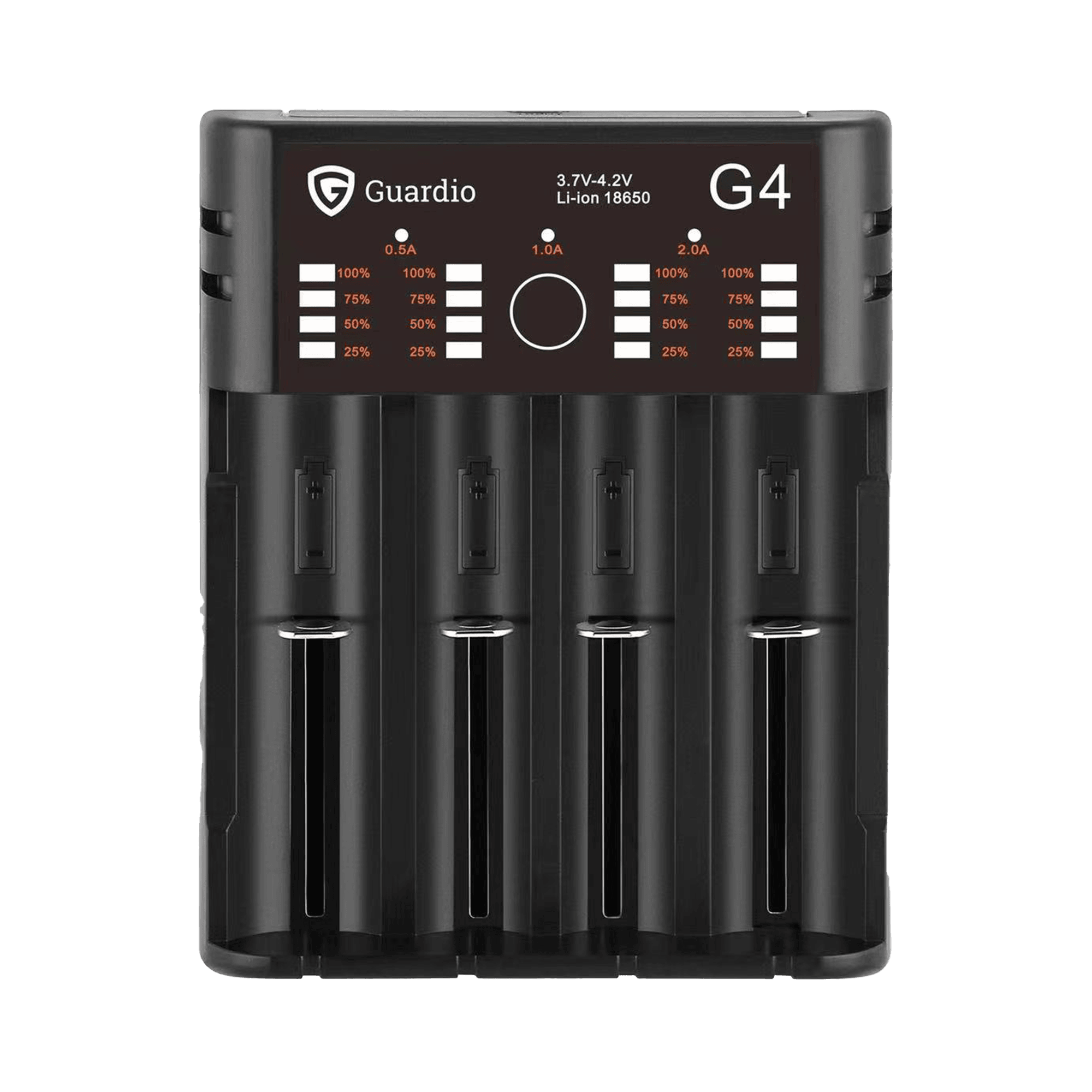 Guardio Battery Charger incl. 4 Batteries