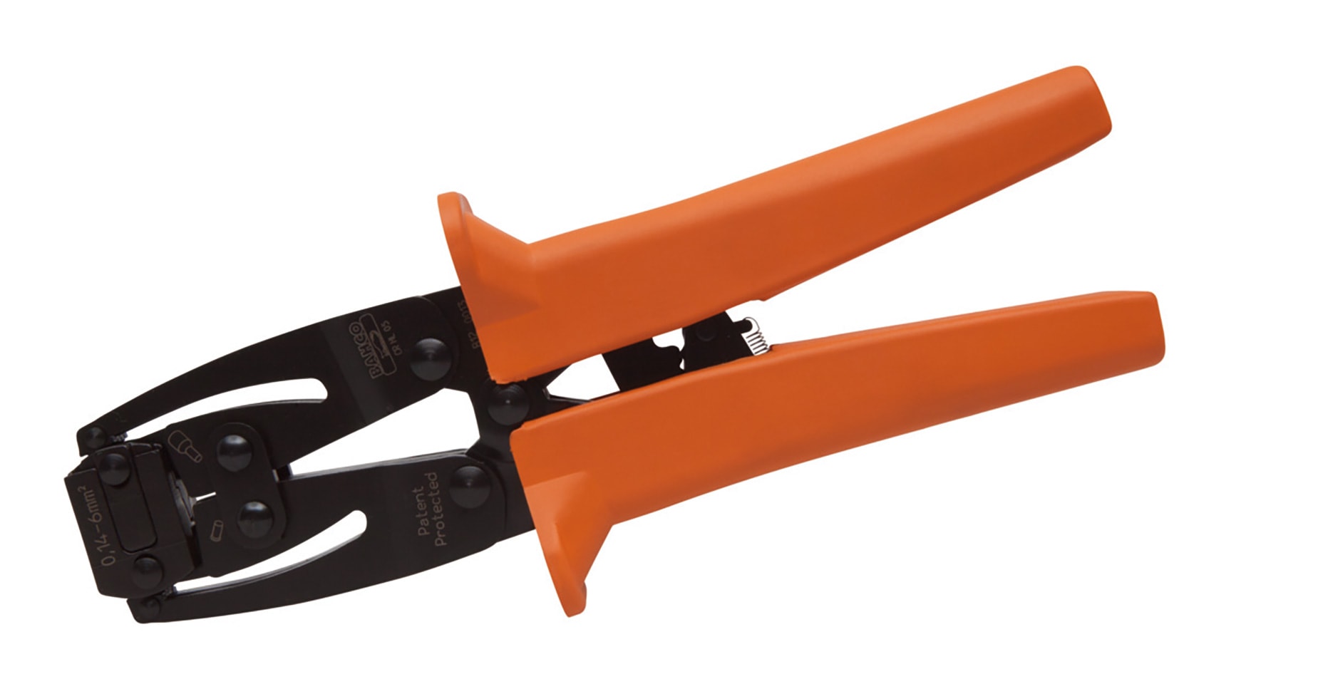 Bahco krympetang CR HL 05 0,14-6mm², med skrallefunksjon rørformet