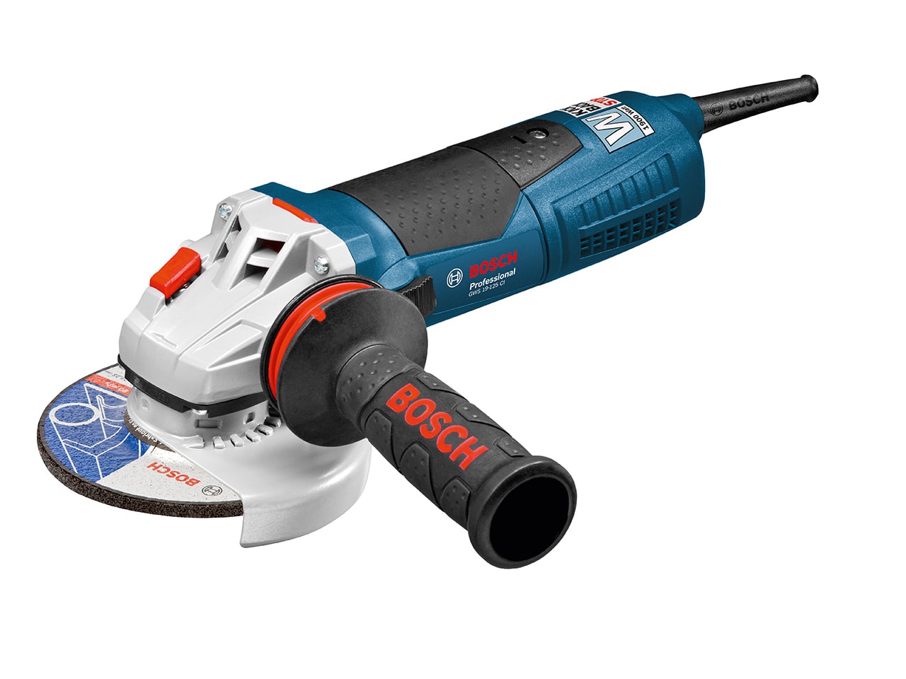 Bosch Vinkelsliper GWS 19-125 CI Professional med flens