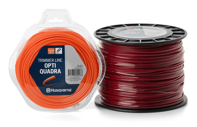 Husqvarna Trimmer Line Opti Quadra 2,4Mm X 70M Oransje