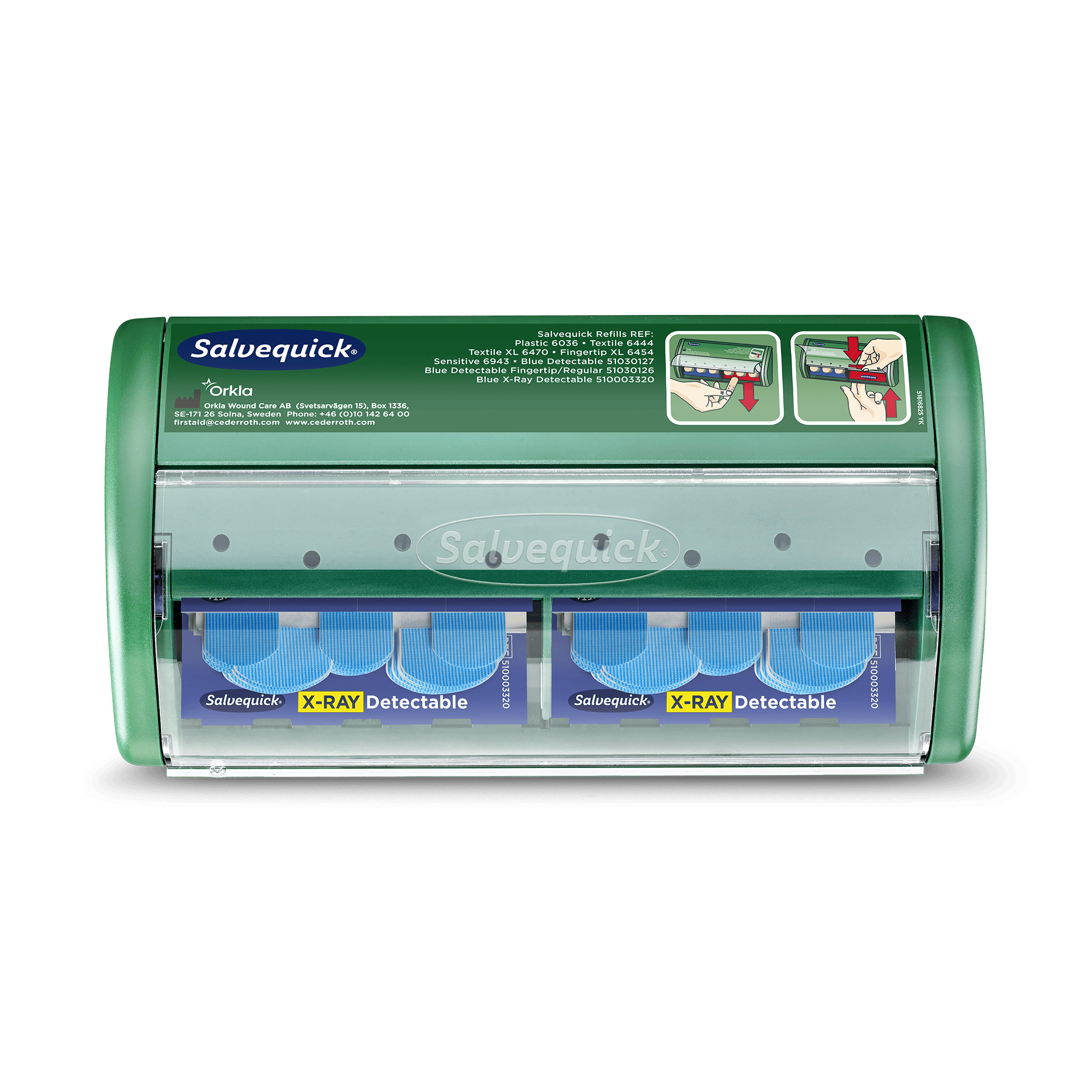 Cederroth Salvequick X-Ray Detectable Plåsterautomat