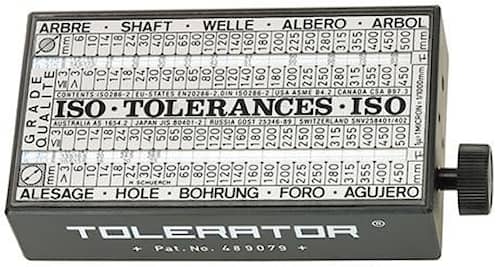 Format Tolerator, ISO-Toleransnyckel, 60x30x110mm