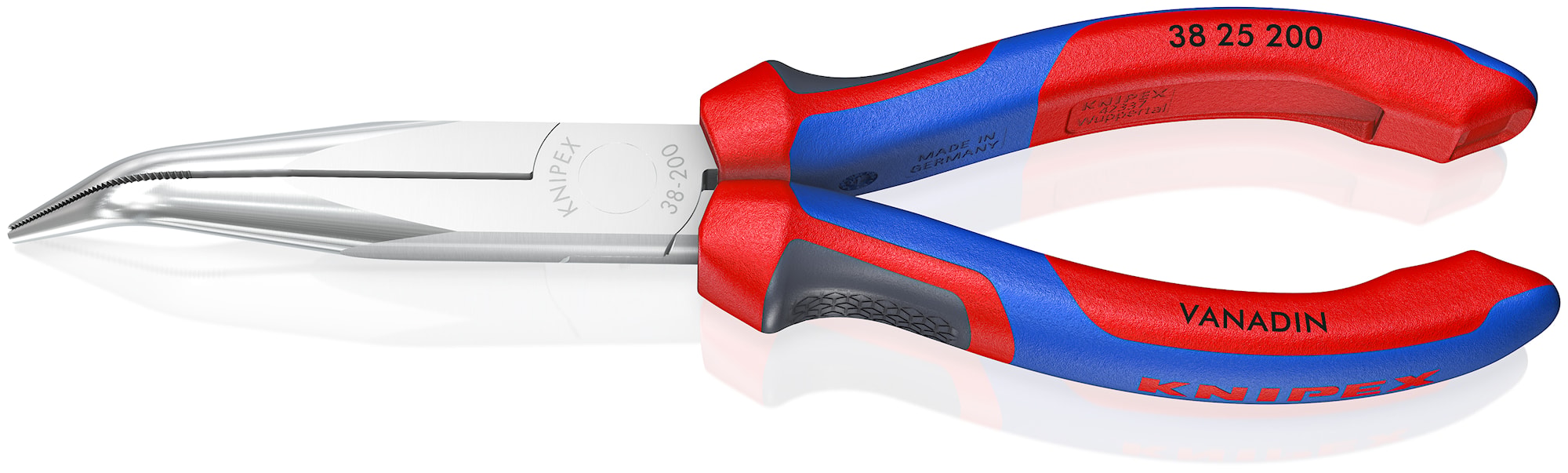 Knipex Spetstång 3825200 200mm 2K, vinklad