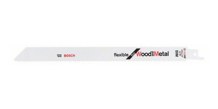 Bosch Bajonettsagblad S 1122 HF Flexible for Wood and Metal