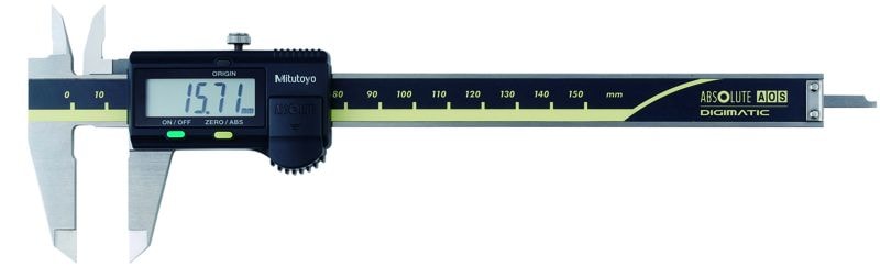 Mitutoyo ABSOLUTE AOS Digimatic Caliper 500-161-30 0-150mm, 0,01mm, flat skaft, datautgang
