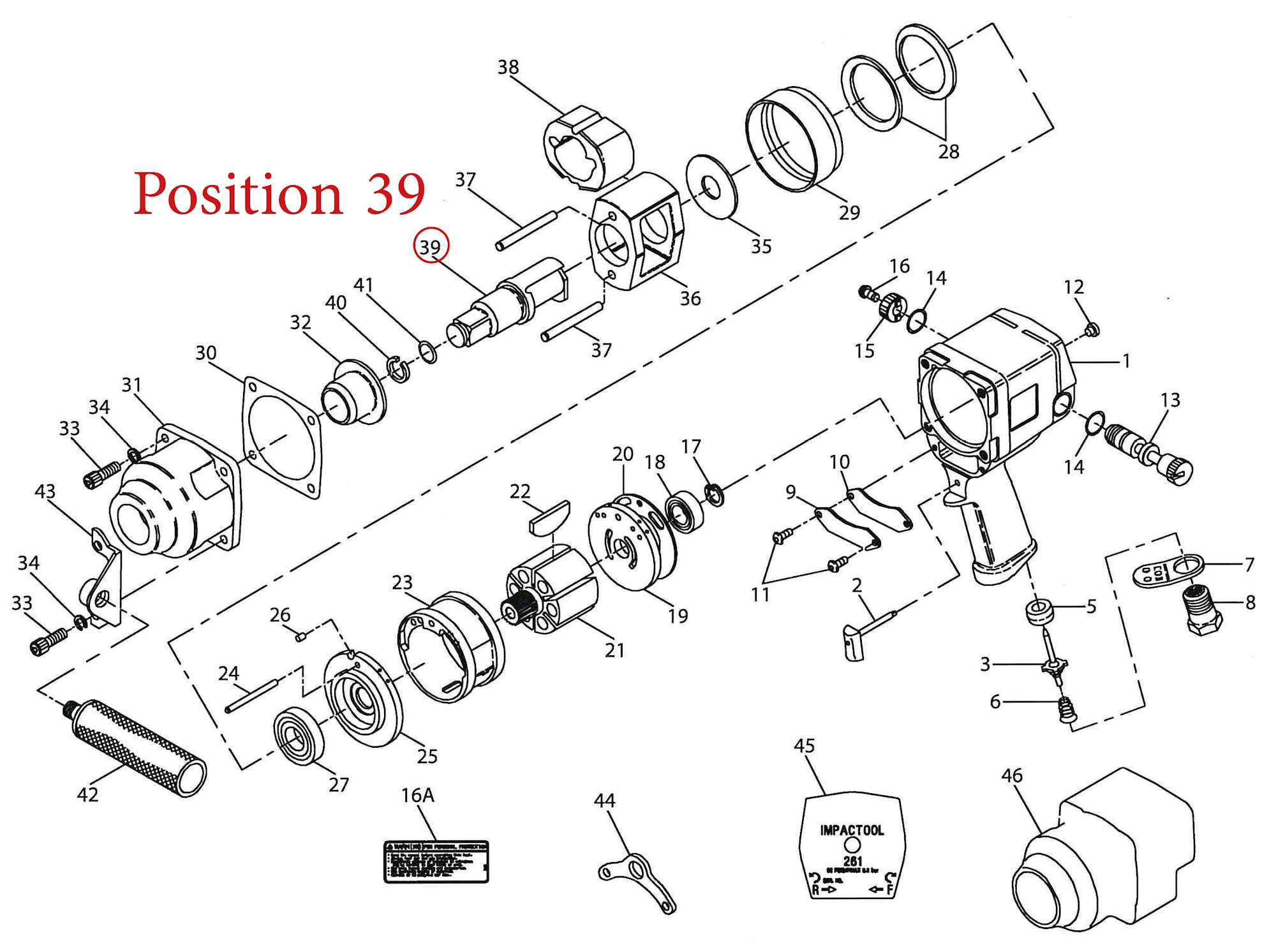 Ingersoll Rand Drivtapp 275-A626