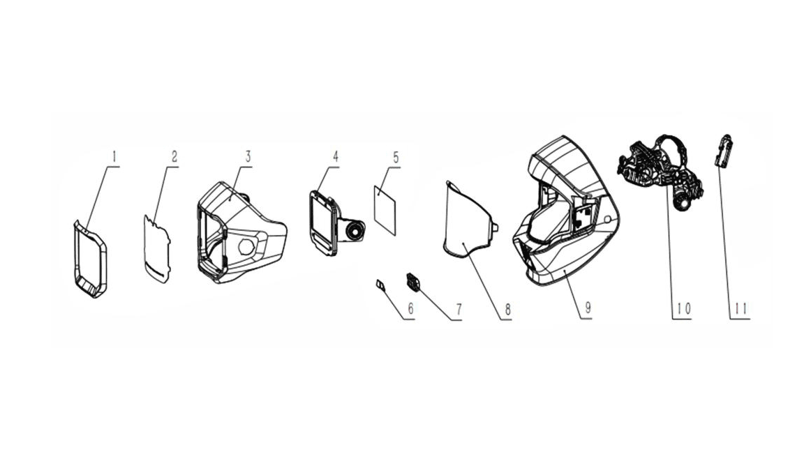 Esab Sentinel A70 Pro ADF (digital urtavla och batteri ingår ej)