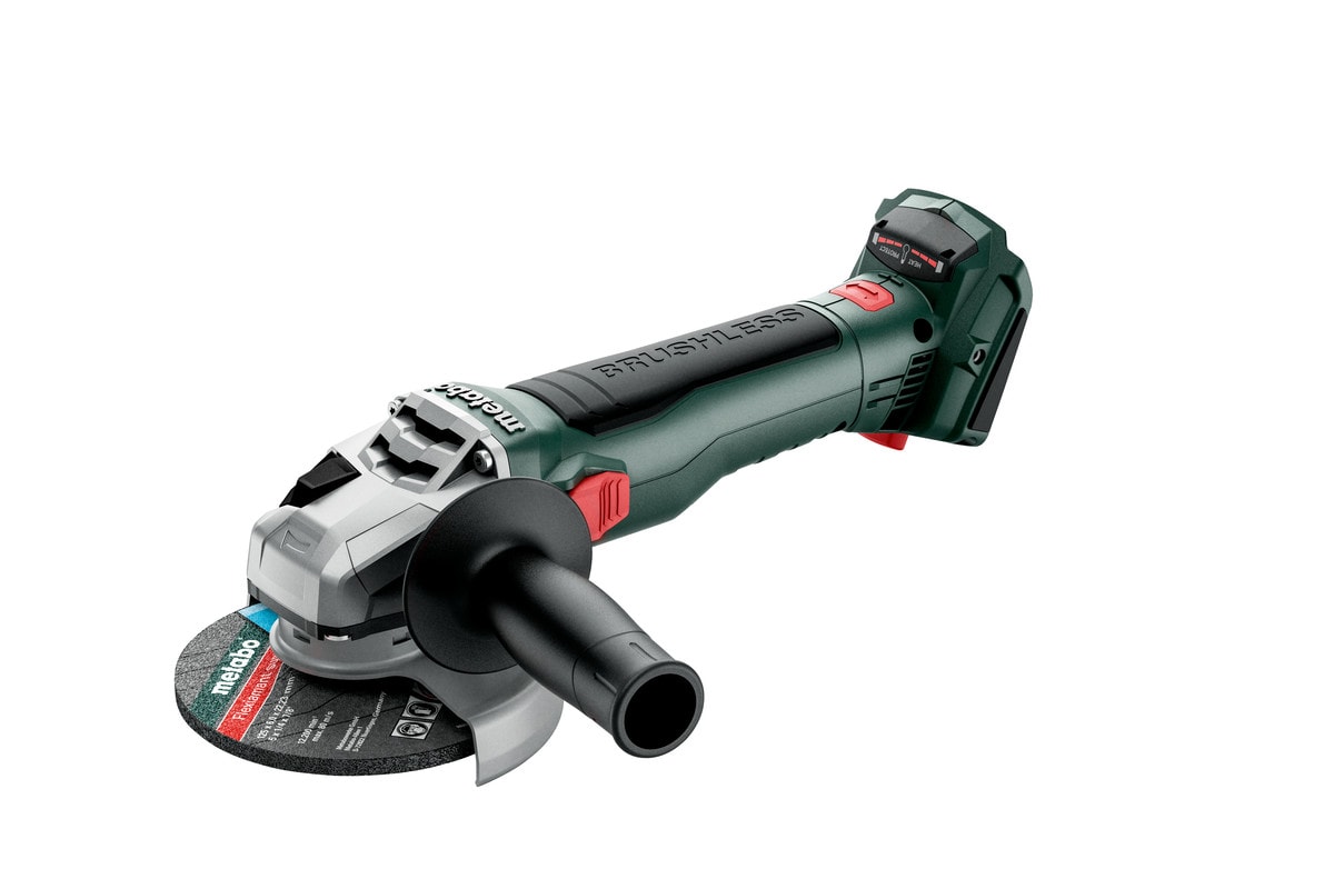 Metabo Vinkelslip W 18 LT BL 11-125 utan batteri & laddare