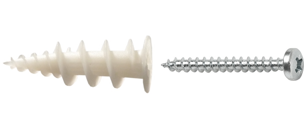 Arvid Nilsson Gipsplugg GKD 5x33 Nylon med skruv TKx Z2