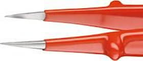Knipex presisjonspinsett 922761 VDE 130 mm, rett, spiss, rustfritt stål