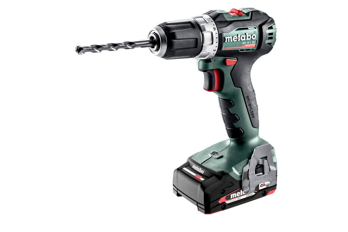 Metabo Skruvdragare BS 18 L BL med 2x2Ah batterier & laddare