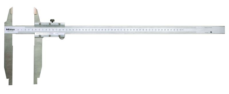 Mitutoyo Noniotyöntömitta 533-506 pyöristetyillä mittapinnoilla 0–1000 mm, 0,02 mm, vakioleuat, hienosäätö