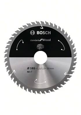 Bosch Sågklinga Standard for Wood 165×1,5/1×30mm 48T