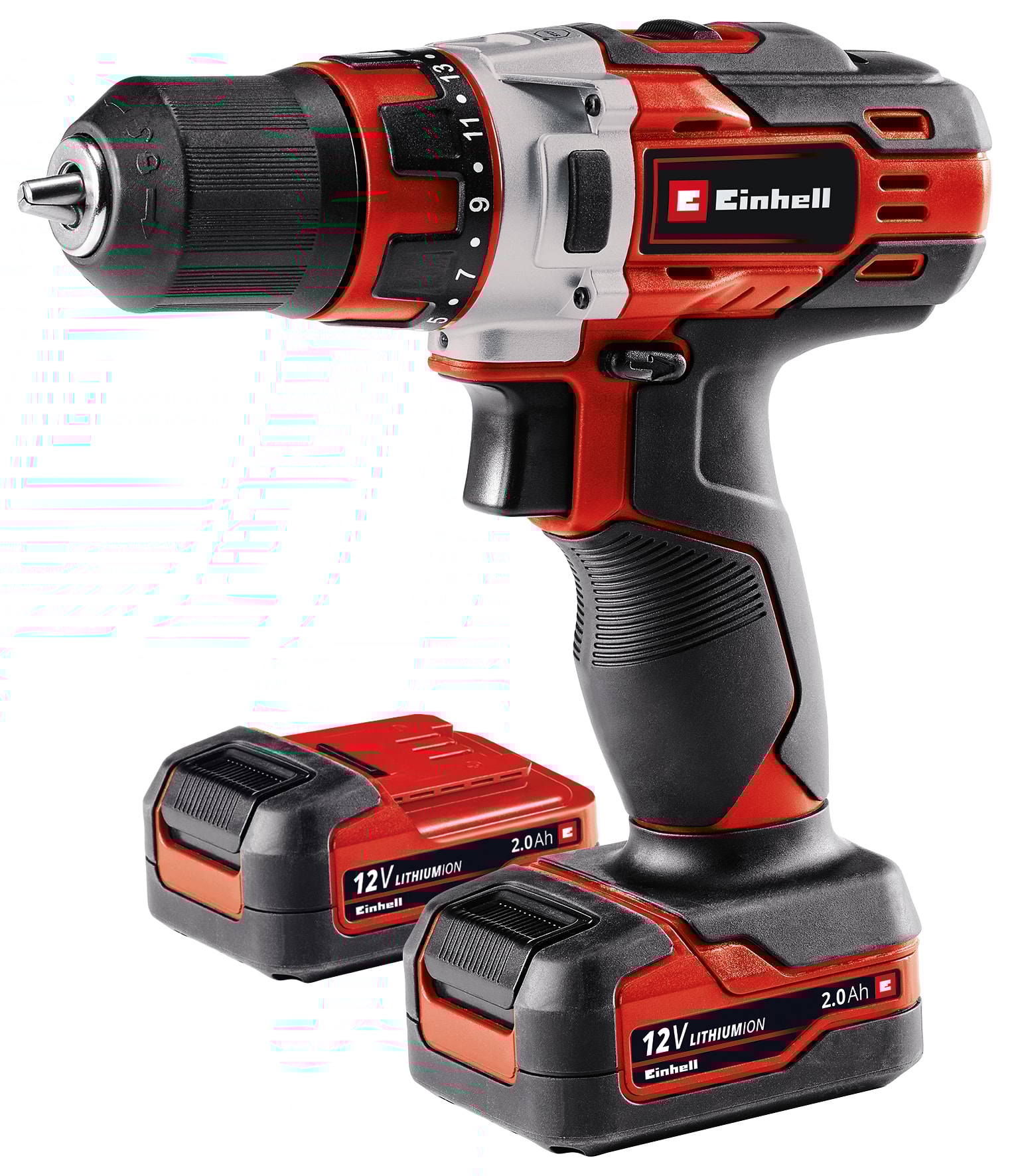 Einhell TE-CD 12/1 Li (2x2,0 Ah), Batteridrevet bormaskin