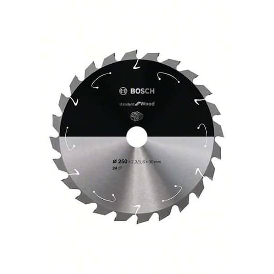 Bosch Sågklinga Standard for Wood 250×2,2/1,6×30mm 24T