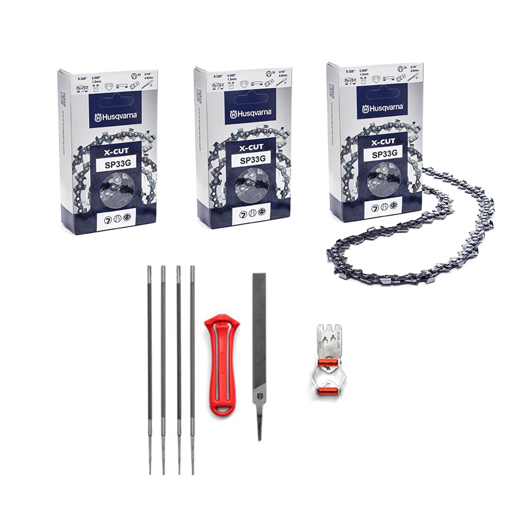 Husqvarna 15'' X-Cut kedje/filpaket