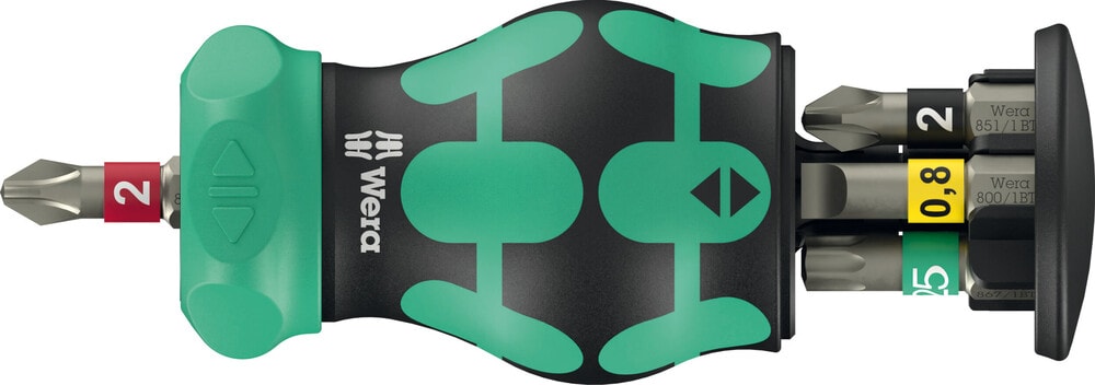 Wera Kraftform Kompakt Stubby-magasin RA 2, 6 delar