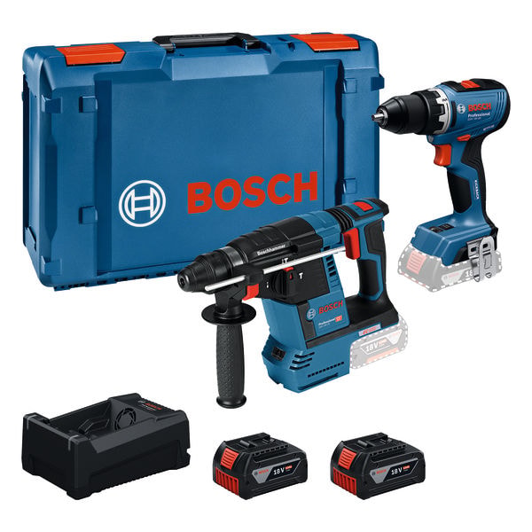 Bosch Verktygsset 18V GSR GBH 2X5AH XL-BOXX