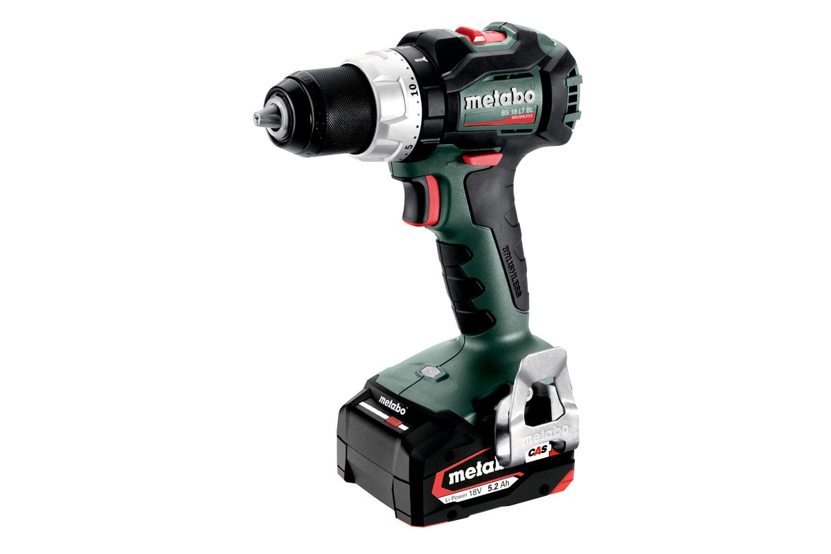 Metabo Skruvdragare BS 18 LT BL Set med 3x5,2Ah batterier & laddare