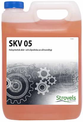 Strovels Skjære- &amp; slipevæske SKV 05 Helsyntetisk 5 liter