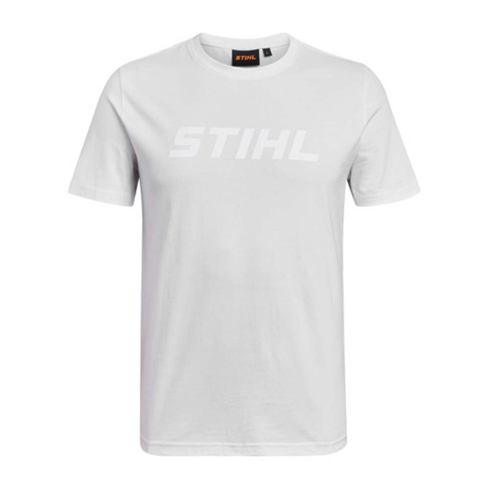 Stihl T-shirt med tryck Vit