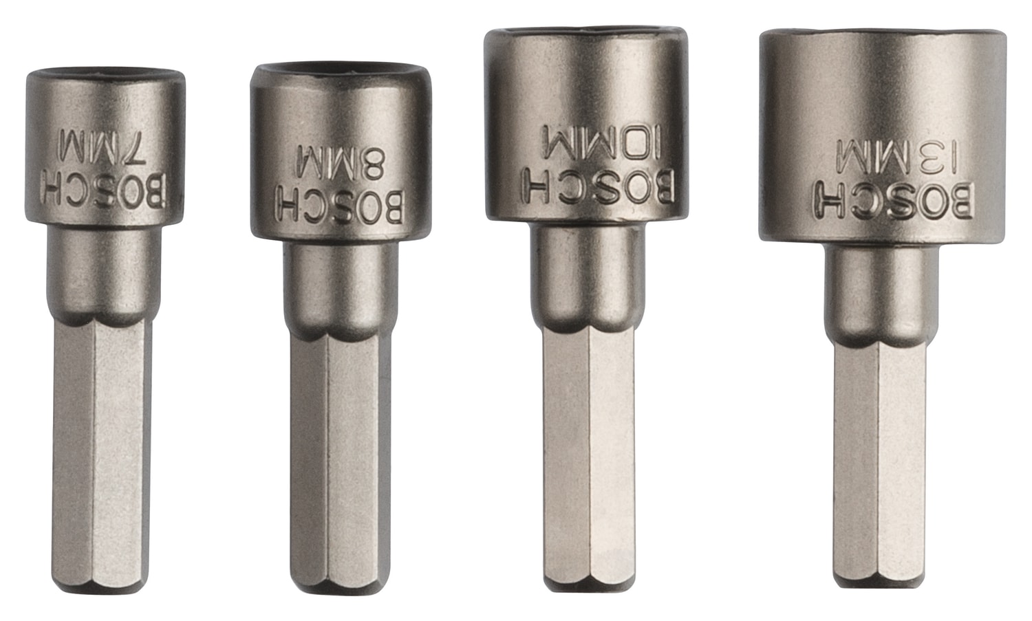 Bosch Hylsnyckelset 7/8/10/13mm 4-pack