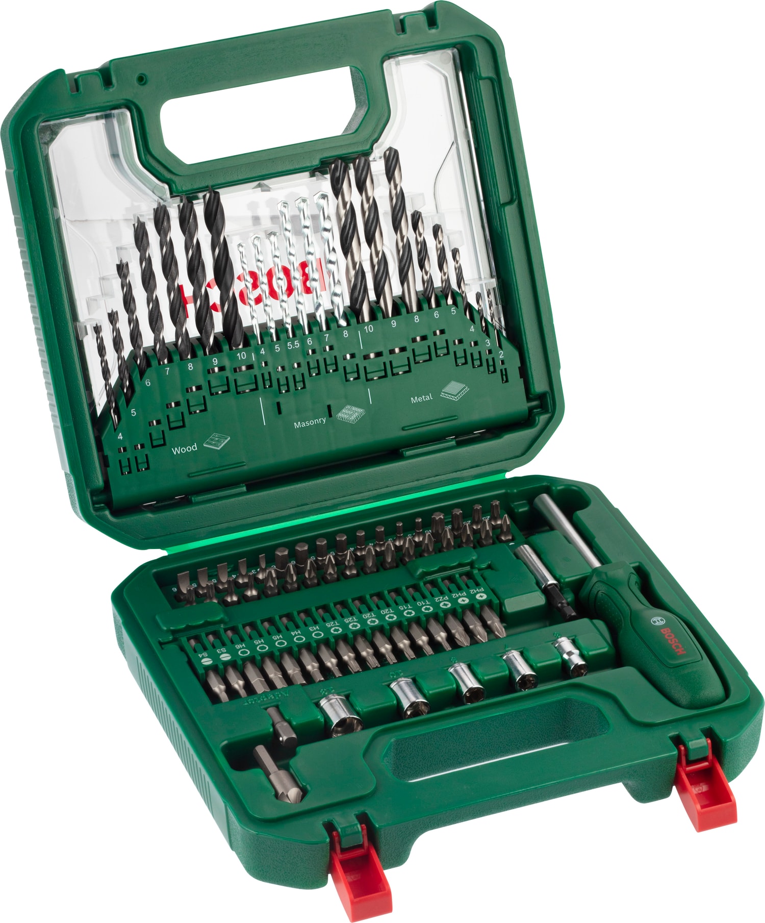 Bosch Borr-/Bitsset Mixed M 80 Delar