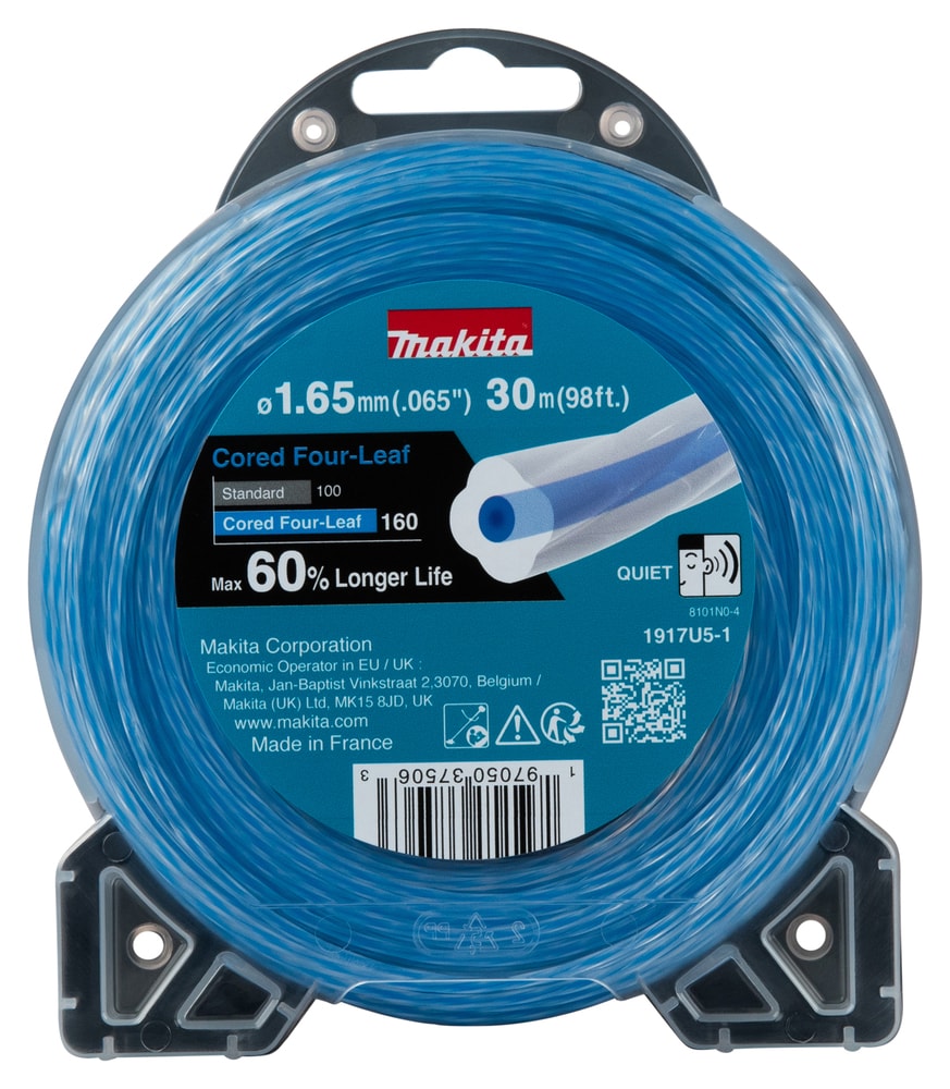 Makita Four Leaf Trimmertråd 1,65mm - 30 M